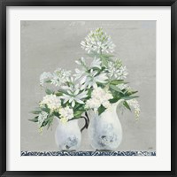 Late Summer Bouquet III with Tile Fine Art Print