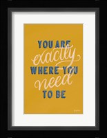 Encouraging Words - Exactly Fine Art Print