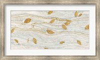 Golden Fossil Leaves Fine Art Print