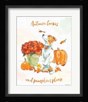 Harvest Dogs III Framed Print