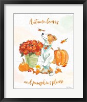 Harvest Dogs III Framed Print