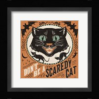 Scaredy Cats III Framed Print