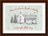 Farmhouse Christmas I Fine Art Print