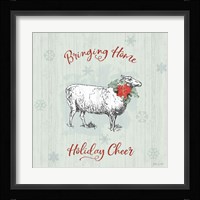 Farmhouse Christmas II Framed Print