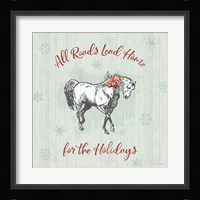 Farmhouse Christmas IV Framed Print