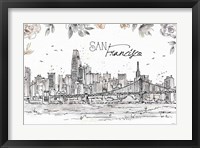 Skyline Sketches VII Fine Art Print