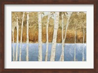 Lakeside Birches Fine Art Print