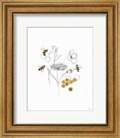 Bees and Botanicals V Fine Art Print