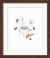 Bees and Botanicals V Fine Art Print