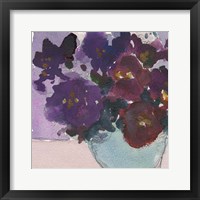 African Violet I Framed Print