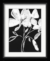 White Whimsical Flowers I Fine Art Print