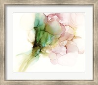 Pink & Turquoise Bloom I Fine Art Print