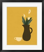 Mod Peace Lily I Framed Print