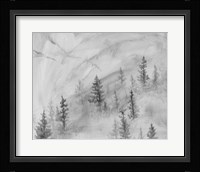 Foggy Foothills II Fine Art Print