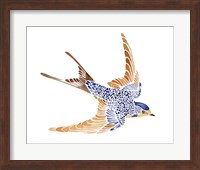 Jeweled Barn Swallow I Fine Art Print