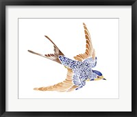 Jeweled Barn Swallow I Fine Art Print