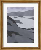 Grayscale Island Chain I Fine Art Print