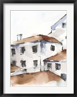 White Cottages III Fine Art Print