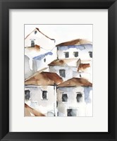 White Cottages IV Fine Art Print