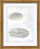 Neutral River Rocks I Fine Art Print