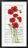 Red Poppy Panel II Fine Art Print