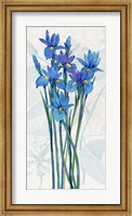 Blue Iris Panel I Fine Art Print