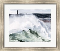 Lighthouse Waves I Fine Art Print