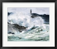 Lighthouse Waves II Fine Art Print