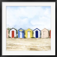 Beach Huts II Fine Art Print