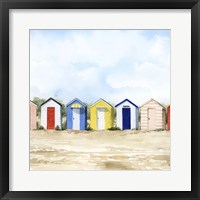 Beach Huts II Fine Art Print