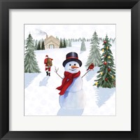 Santa's Snowmen I Fine Art Print