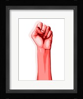 Color Block Fist II Fine Art Print