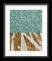 Tribal Pathways I Framed Print