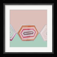 Aqua Zig Zag II Fine Art Print