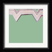 Aqua Zig Zag III Fine Art Print
