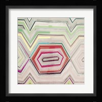 Aqua Zig Zag IV Fine Art Print