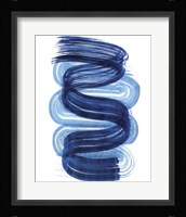 Blue Swish I Fine Art Print