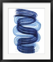 Blue Swish I Fine Art Print