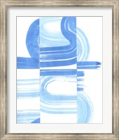 Blue Swish V Fine Art Print
