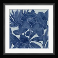 Blue Lagoon Silhouette II Framed Print