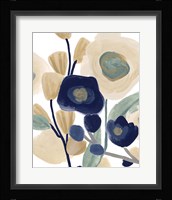 Blue Poppy Cascade I Framed Print