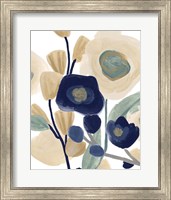 Blue Poppy Cascade I Fine Art Print