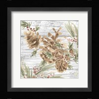 Pinecone Lodge III Framed Print