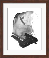Black & Grey Collide IV Fine Art Print