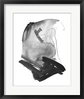 Black & Grey Collide IV Fine Art Print