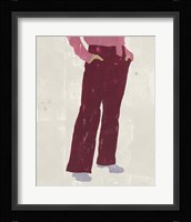Alley Pose I Framed Print