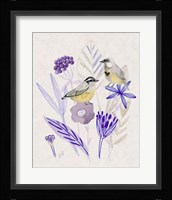 Meander in Violet II Framed Print