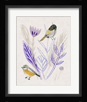 Meander in Violet III Framed Print