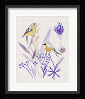 Meander in Violet IV Framed Print