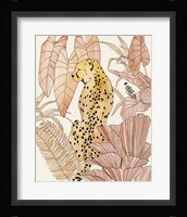 Blush Cheetah I Framed Print